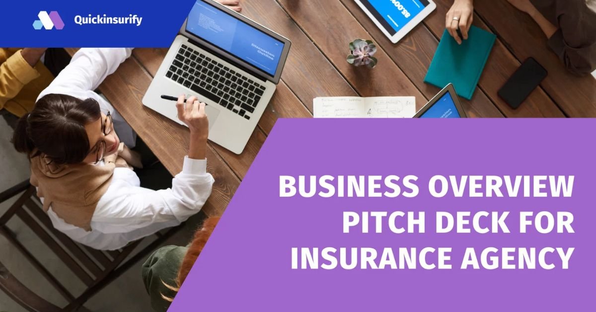 Business Overview Pitch Deck for Insurance Agency