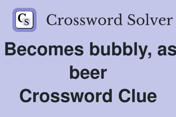 becomes bubbly as beer