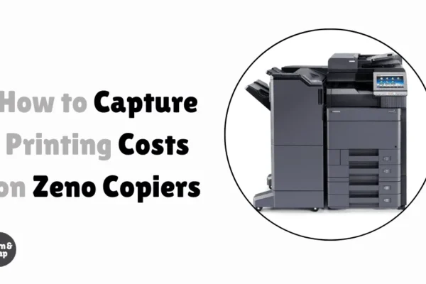 how to capture printing costs on zeno copiers