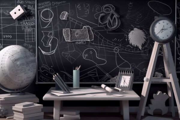 cool grey educational background