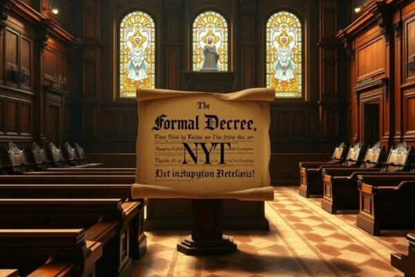 formal decree nyt