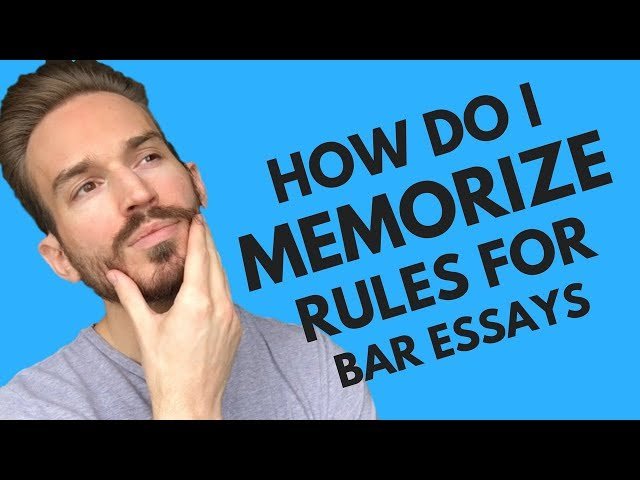 list of rule statements for bar exam